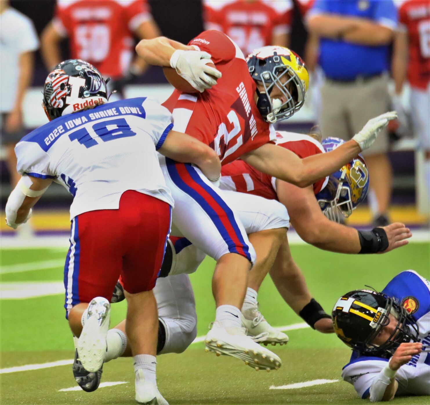 Shrine Bowl - Beau Flander and Lincoln Snitker